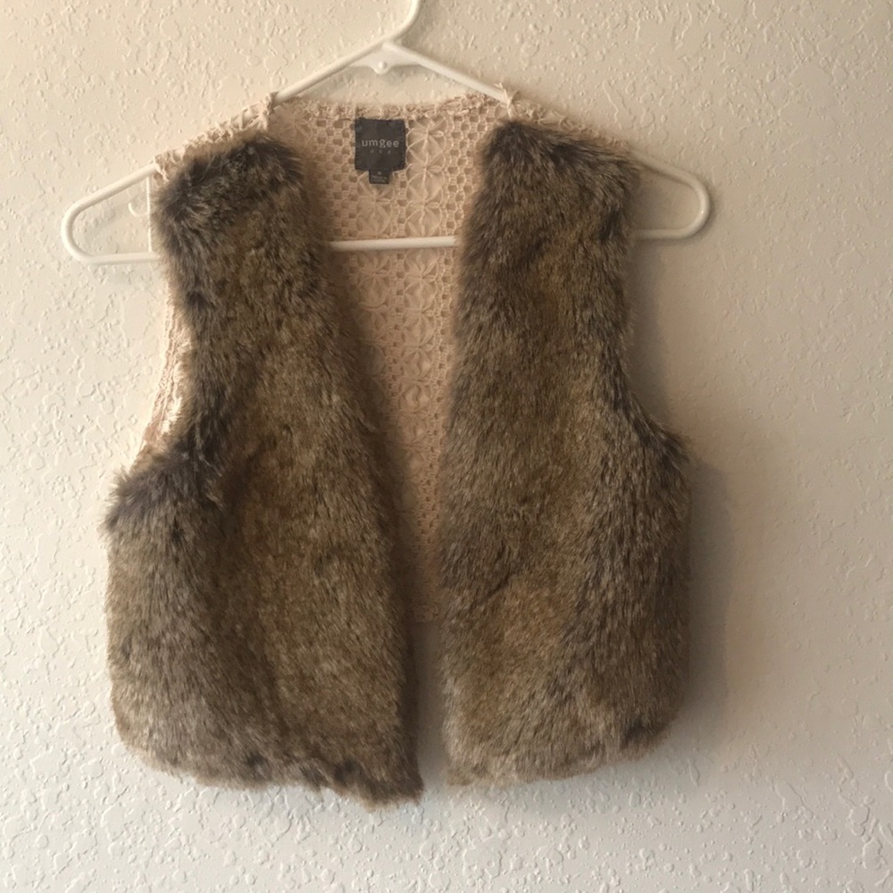 Faux fur vest